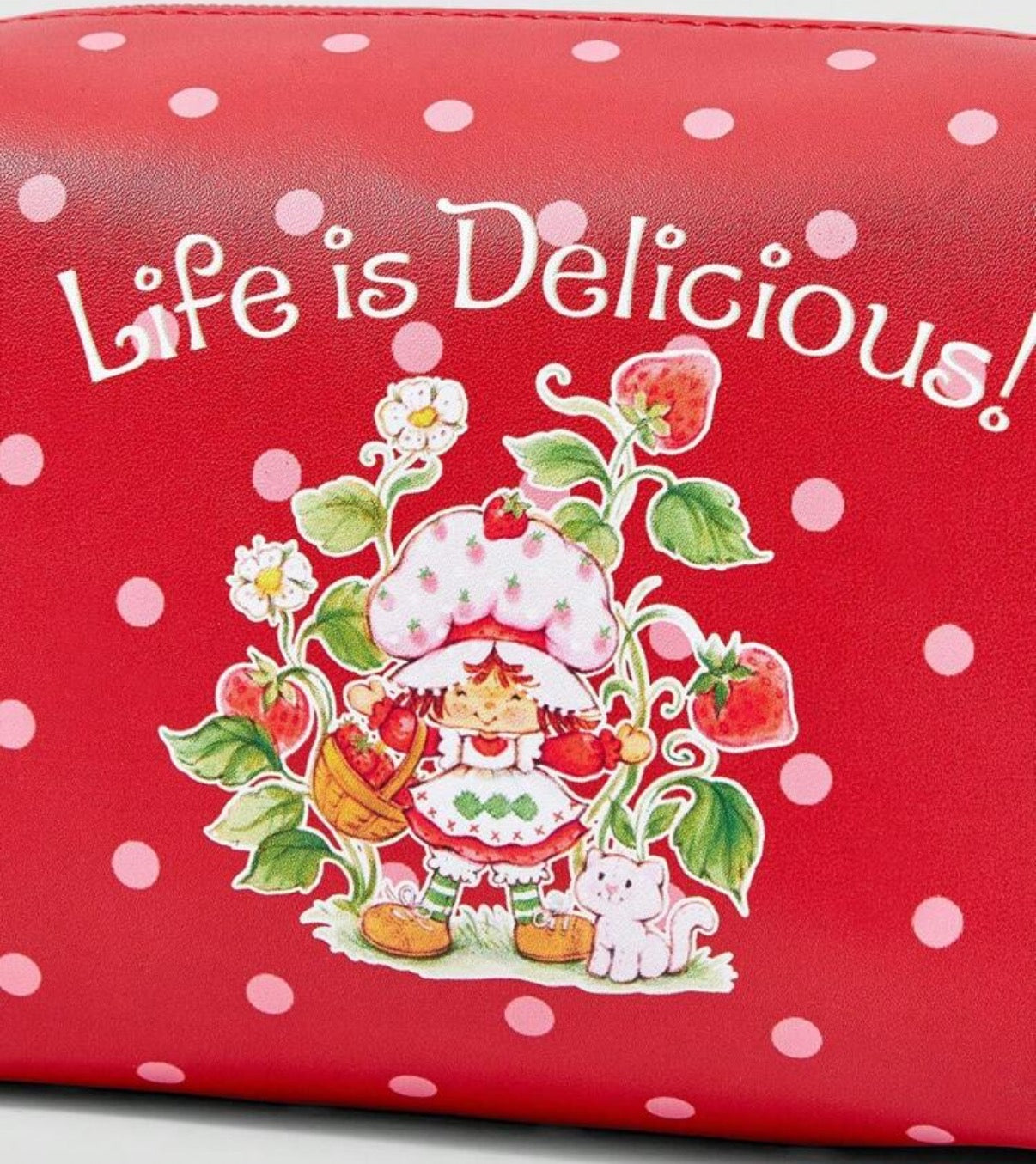 Strawberry Shortcake Red Makeup Bag