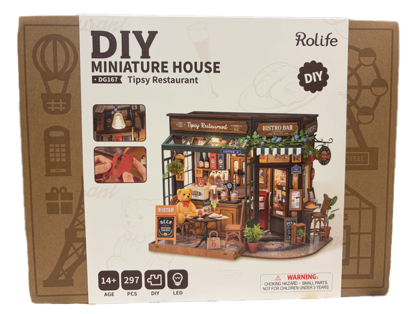 Rolife Tipsy Restaurant DIY Miniature House
