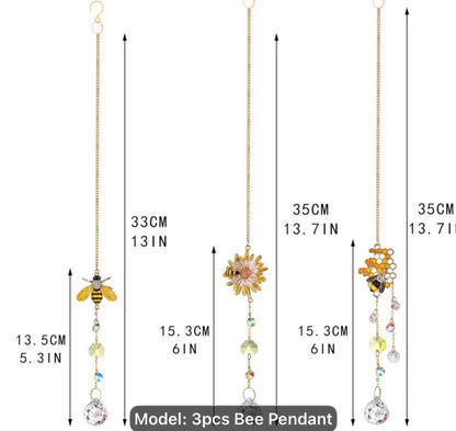 Honey bee sun catcher