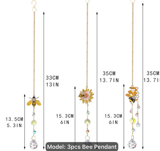 Honey bee sun catcher