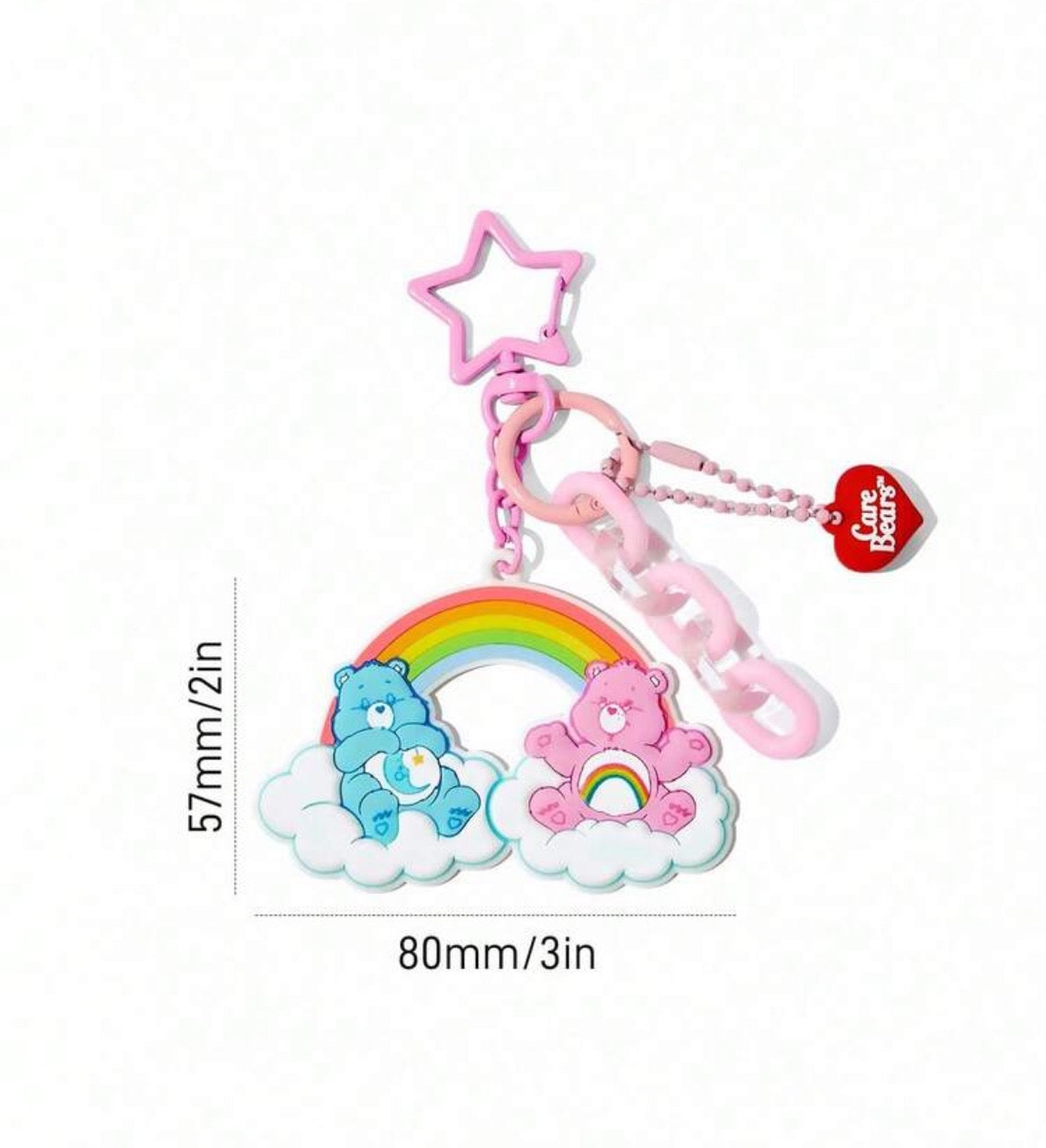 Care Bears Rainbow Bag Charm & Keychain