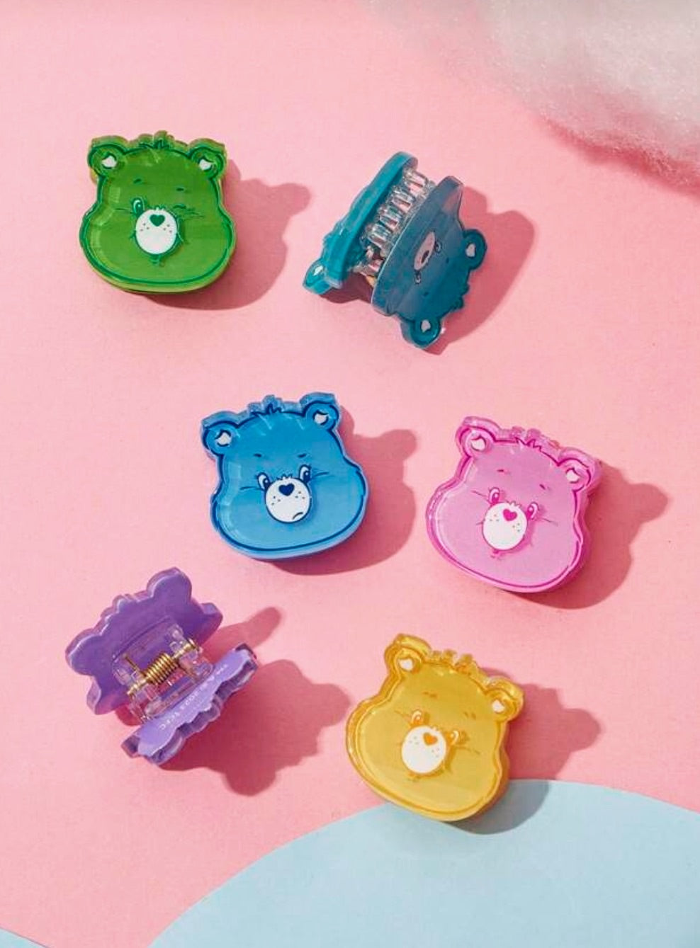 Care Bears 6-Piece Colorful Hair Clips