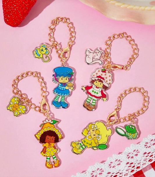 Strawberry Shortcake Tumbler Charms 🍓