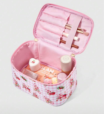 Strawberry Shortcake Blue Makeup Bag