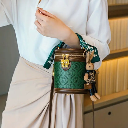 Mini Cylinder, Crossbody Handbag
