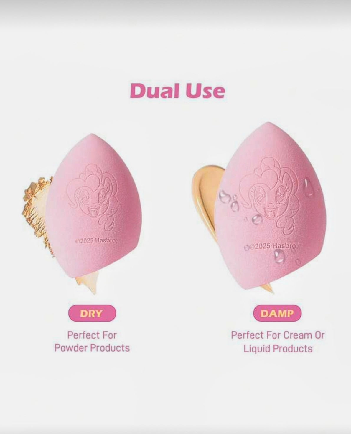 My Little Pony 3-Piece Makeup Blender Sponge Set