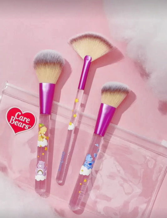 Care Bears 3-Piece Makeup Brush Set with Pouch
