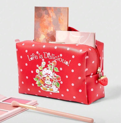 Strawberry Shortcake Red Makeup Bag