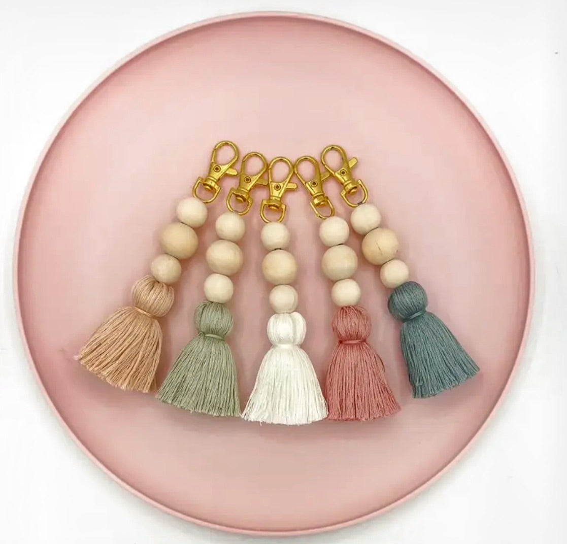 Cute Fresh Colorful Tassel Bag Charm