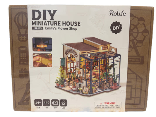 Rolife Emily’s Flower Shop DIY Miniature House