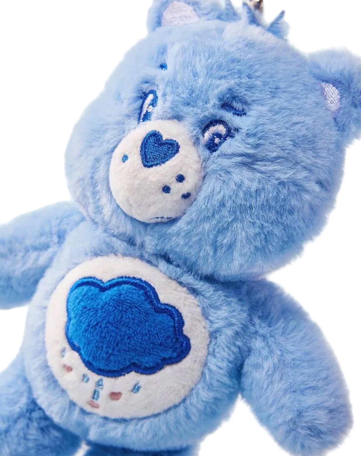 Blue CareBear Plush Bag Charm