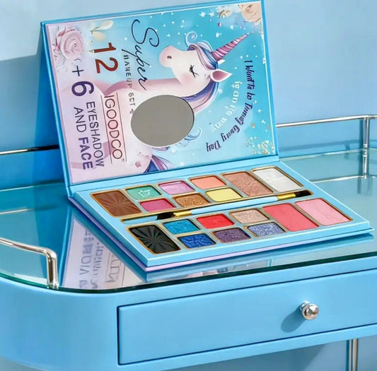 18-Color Unicorn Makeup Palette