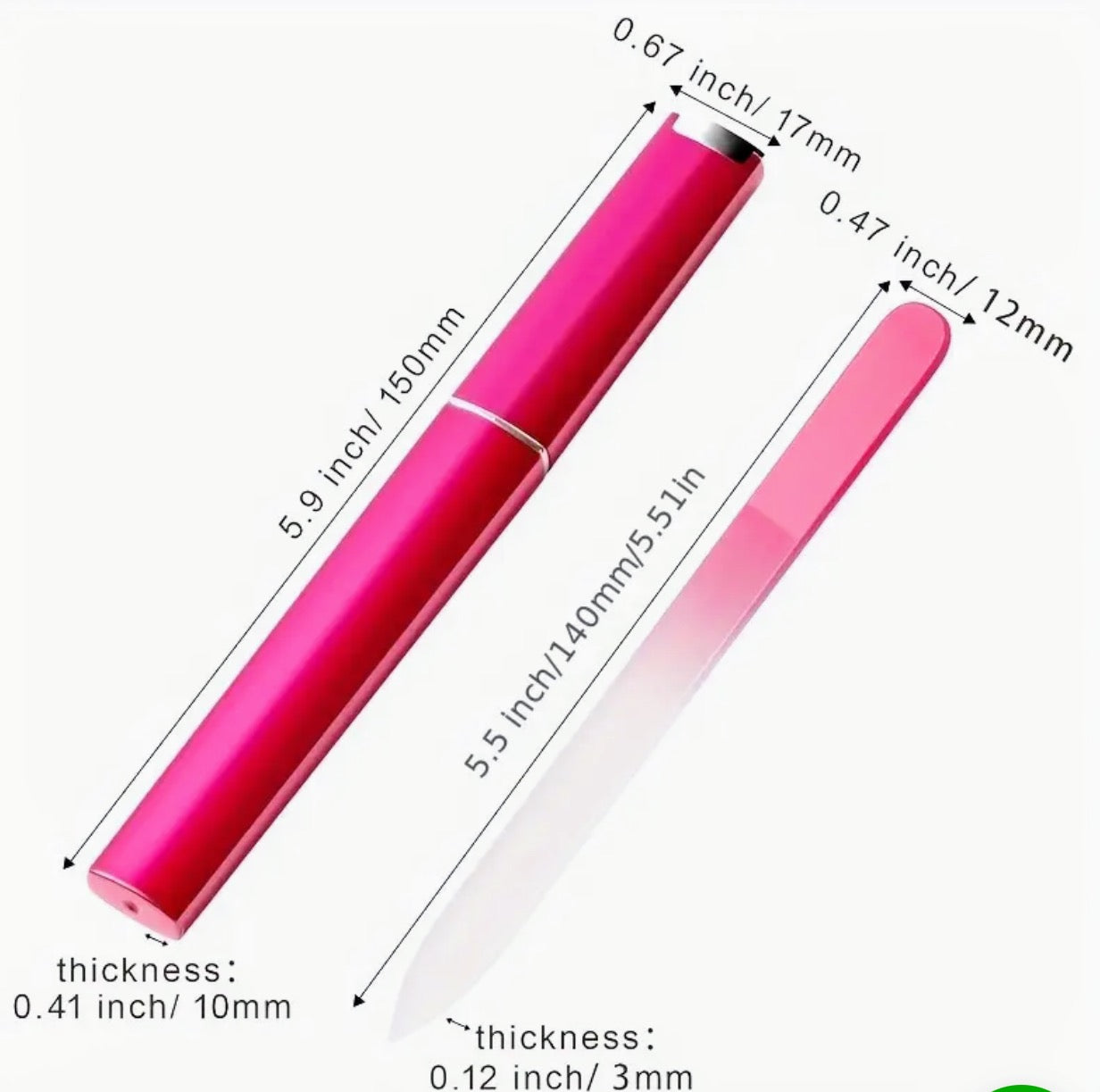 Glass Nail File – Gentle Care for Natural Nails