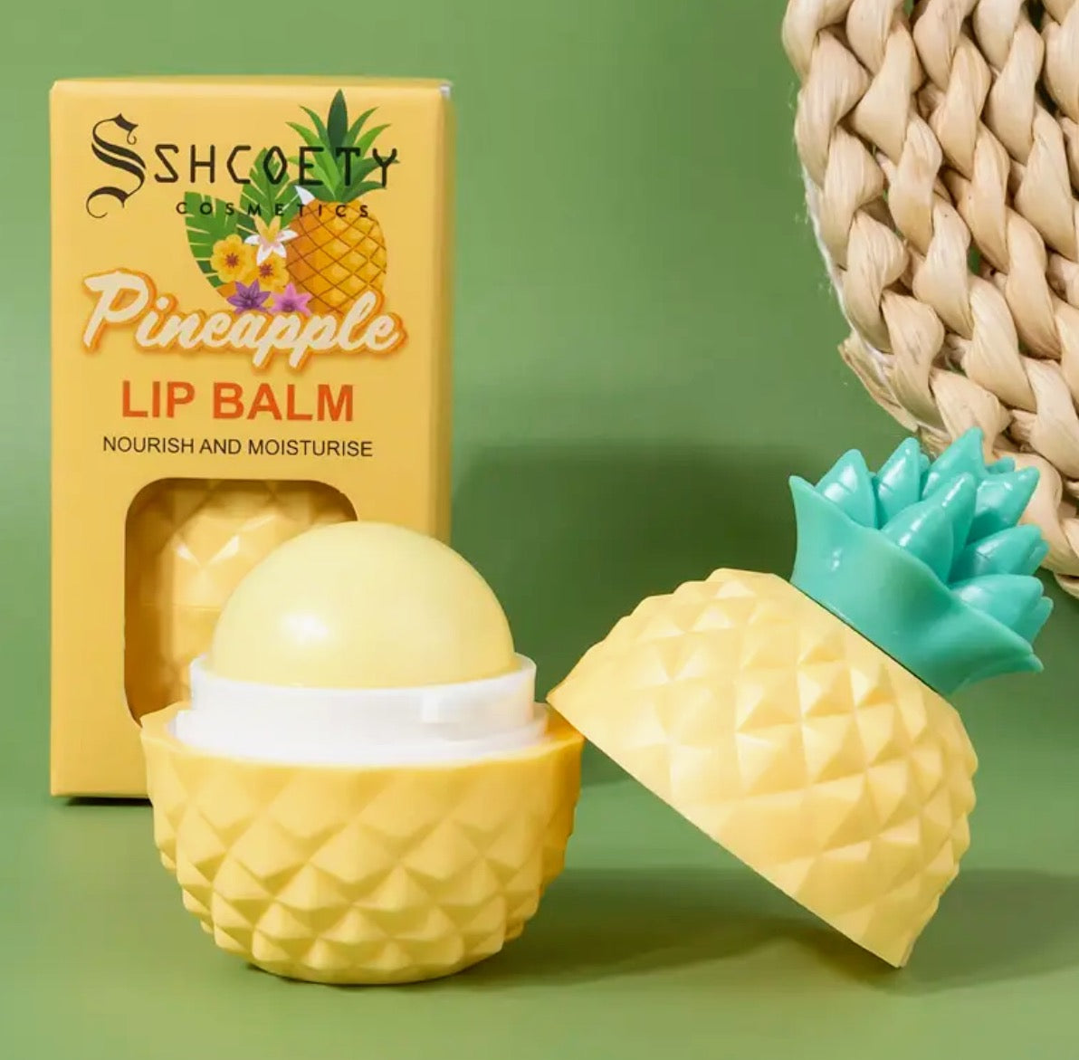 Pineapple Lip Balm – Hydrating & Nature-Inspired
