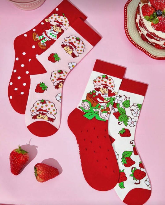 Strawberry Shortcake Socks
