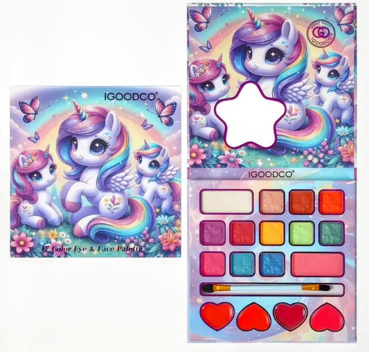 Adorable 17-Colour Cartoon Makeup Palette