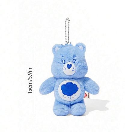 Blue CareBear Plush Bag Charm