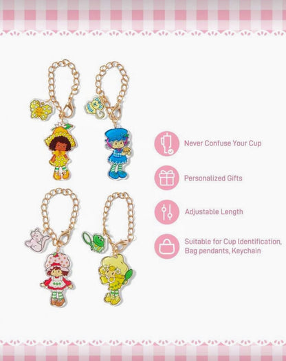 Strawberry Shortcake Tumbler Charms 🍓