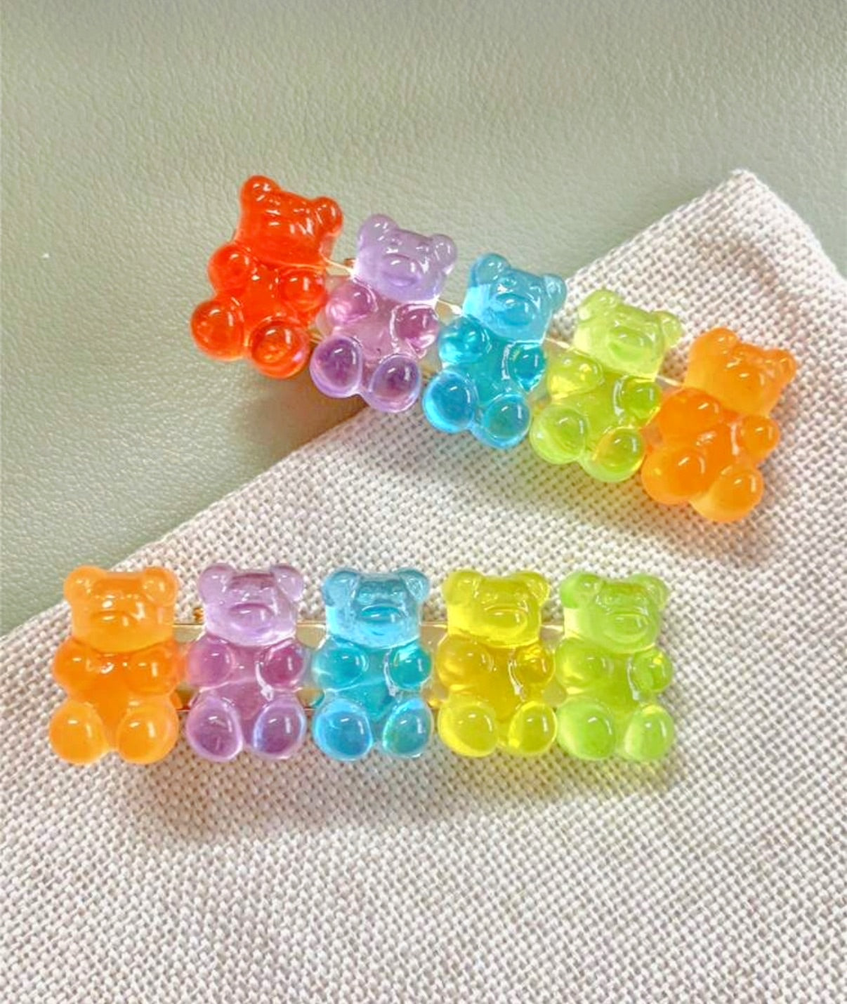 Cute & Sweet Six Little Bears Hair Clip