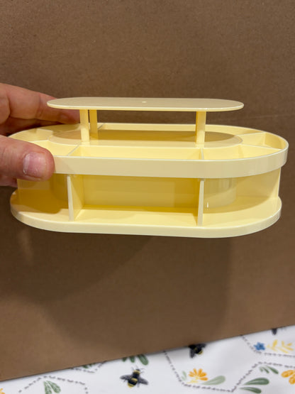 1:12 Miniature Grocery & Variety Store Display Shelf – Cream