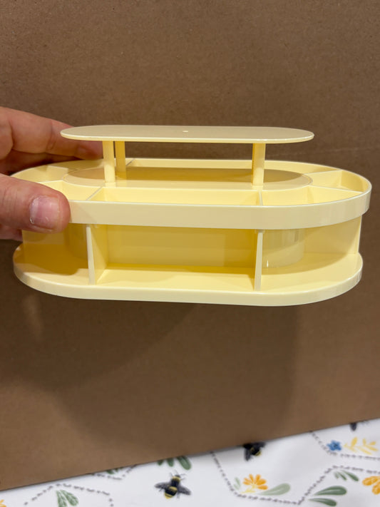 1:12 Miniature Grocery & Variety Store Display Shelf – Cream