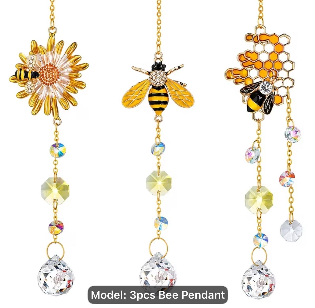 Honey bee sun catcher