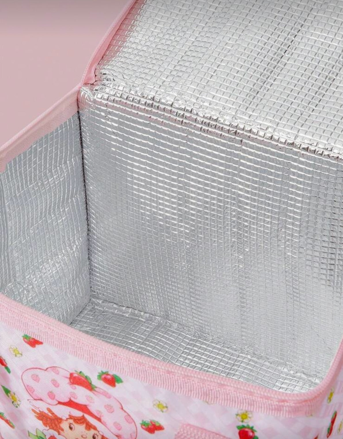 Strawberry Shortcake Cooler Bag – White & Pink 🍓