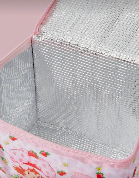 Strawberry Shortcake Cooler Bag – White & Pink 🍓