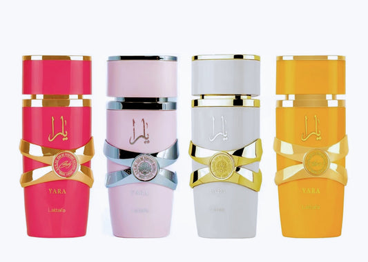 Lattafa Yara Miniature Discovery Perfume Gift Set – 4 × 5 mL EDP