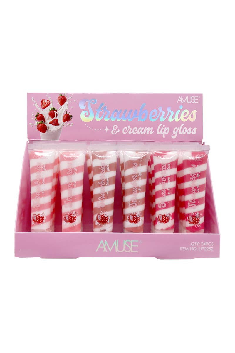 Strawberries & Cream Lip Gloss
