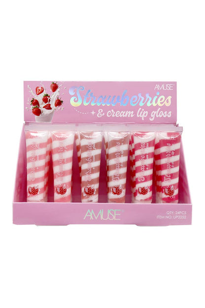 Strawberries & Cream Lip Gloss
