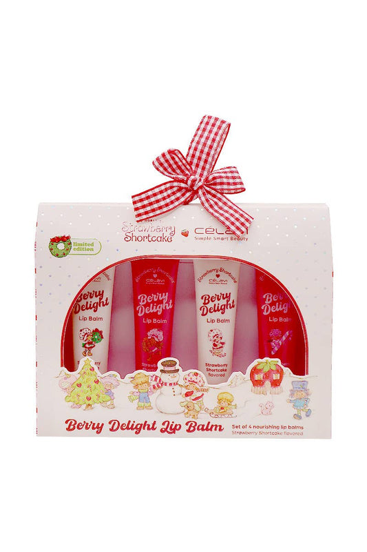 Strawberry Shortcake Berry Lip Balm - 4pcs Gift Set