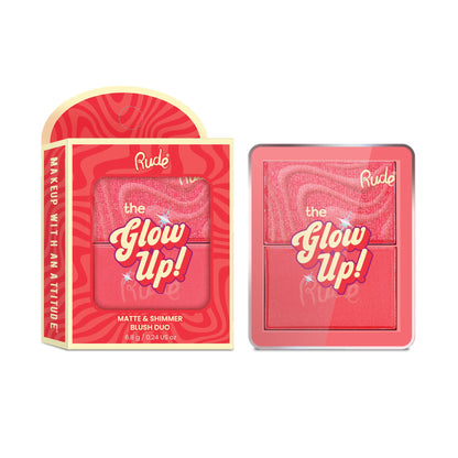 The Glow Up! Matte & Shimmer Blush Duo