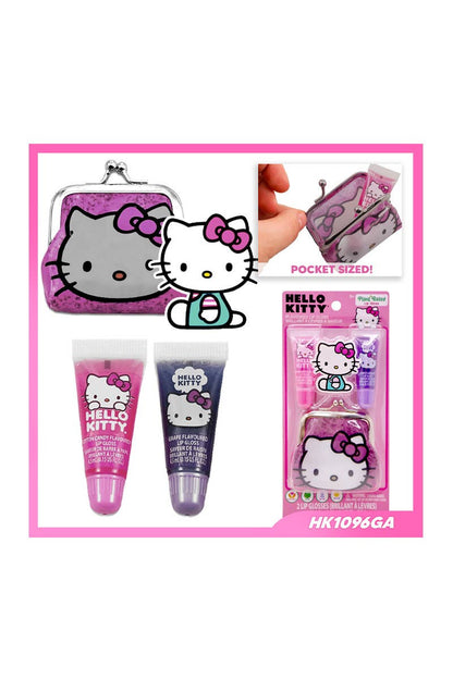 Hello Kitty 2pc Lip Gloss & Coin Purse