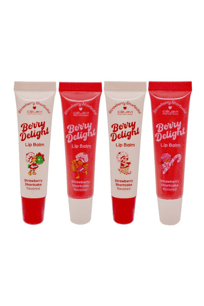 Strawberry Shortcake Berry Lip Balm - 4pcs Gift Set