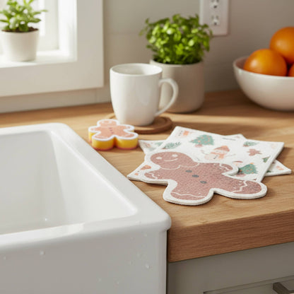 3PC CLEANING SET (DISH CLOTH & SPONGE)