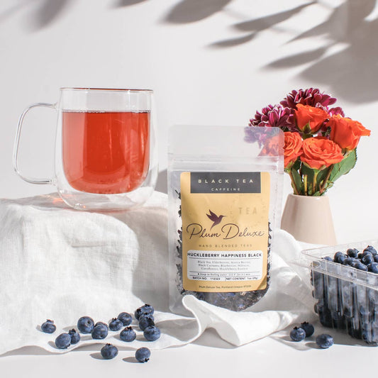 Coming soon! Huckleberry Happiness Blueberry Black Loose Leaf Tea
