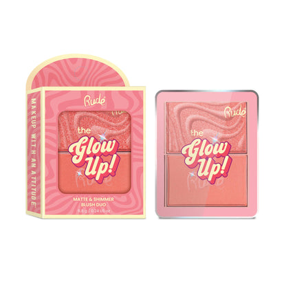 The Glow Up! Matte & Shimmer Blush Duo