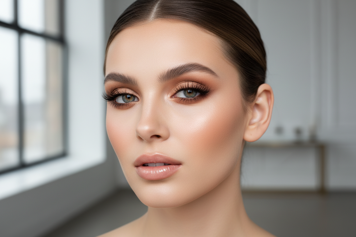 Beautiful woman makeup