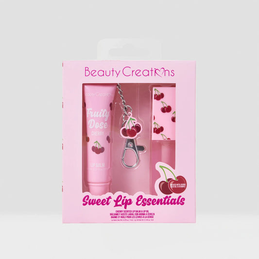 🍒 Sweet Lip Essentials Set – Cherry Lip Balm Keychain