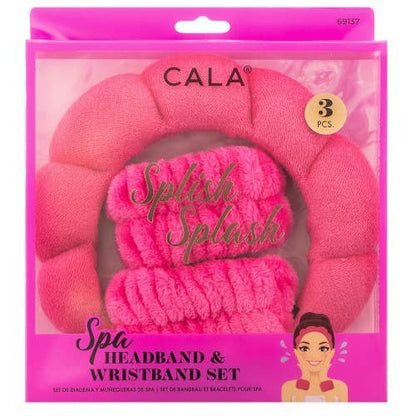 Spa Bubble Puffy Headband and Wristband Set