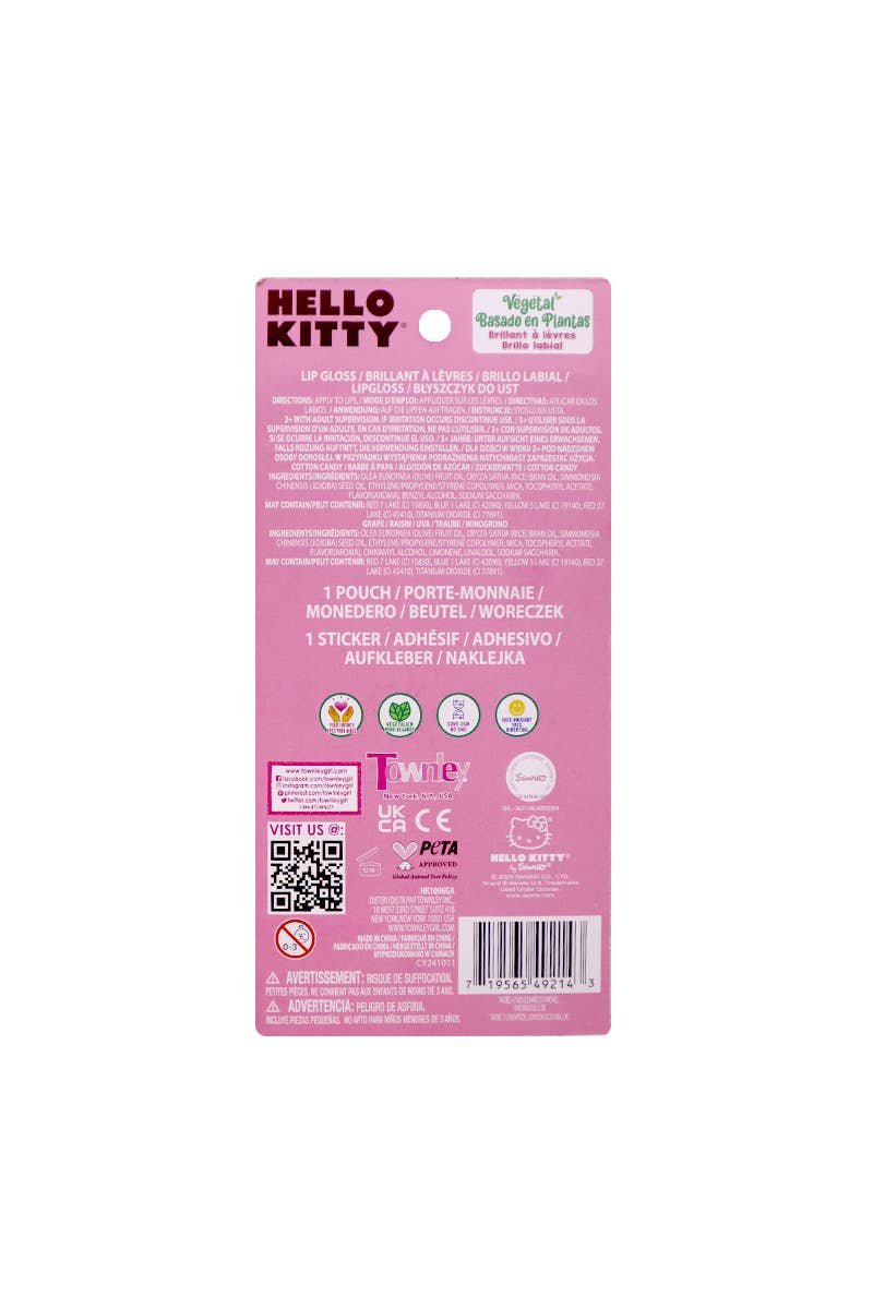 Hello Kitty 2pc Lip Gloss & Coin Purse