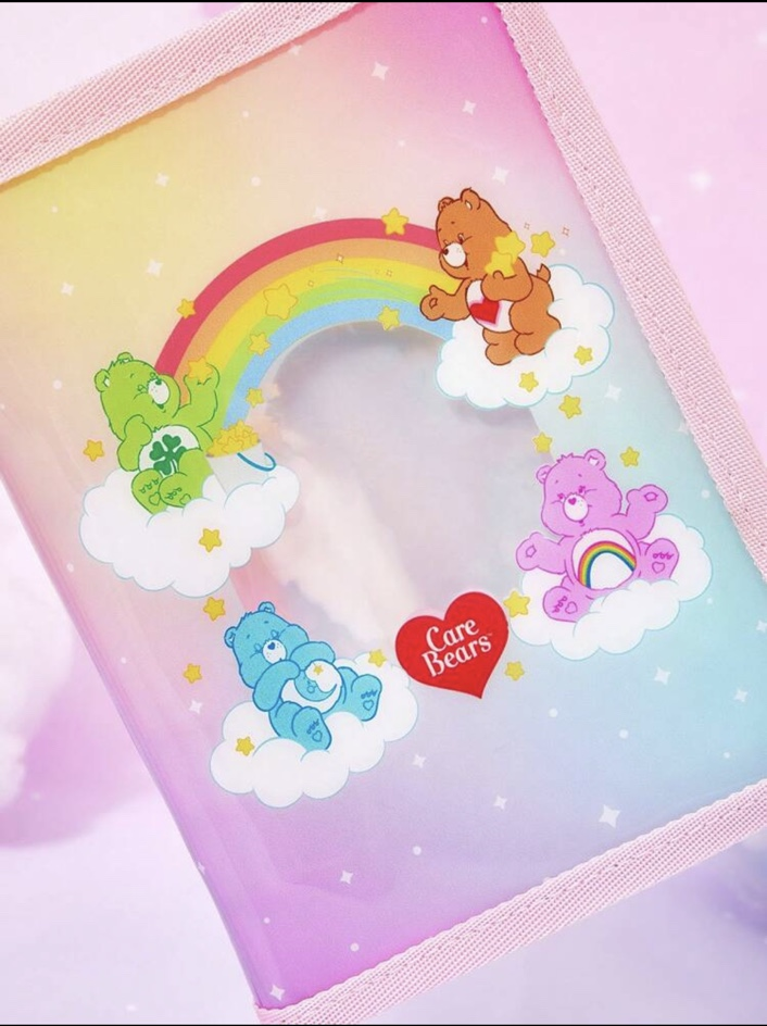 Care Bears binder close-up view