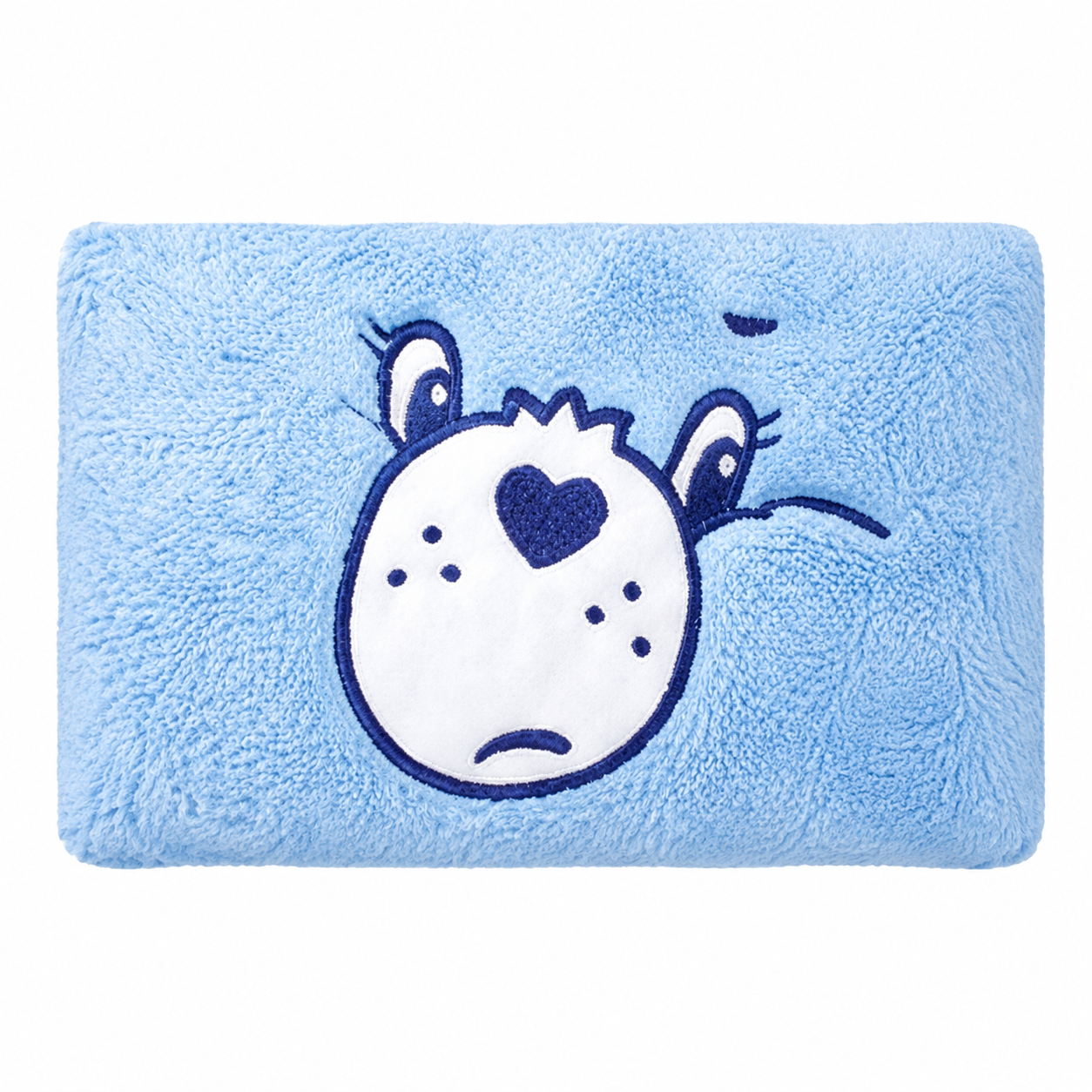 Care Bears dry hair cap embroidery detail on white