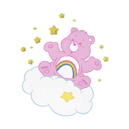 Care Bears compact mirror size on white background