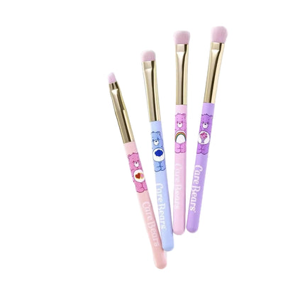 Care Bears eyeshadow brush set on white background