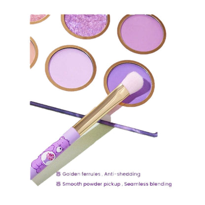 Care Bears eye brushes close-up on white background