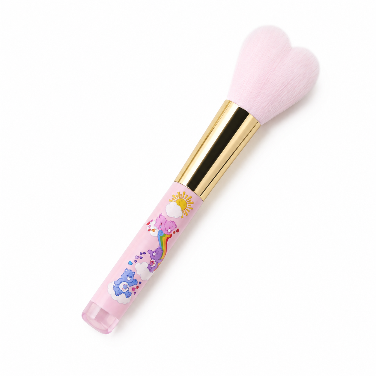 Care Bears pink heart-shaped blush brush alternate angle