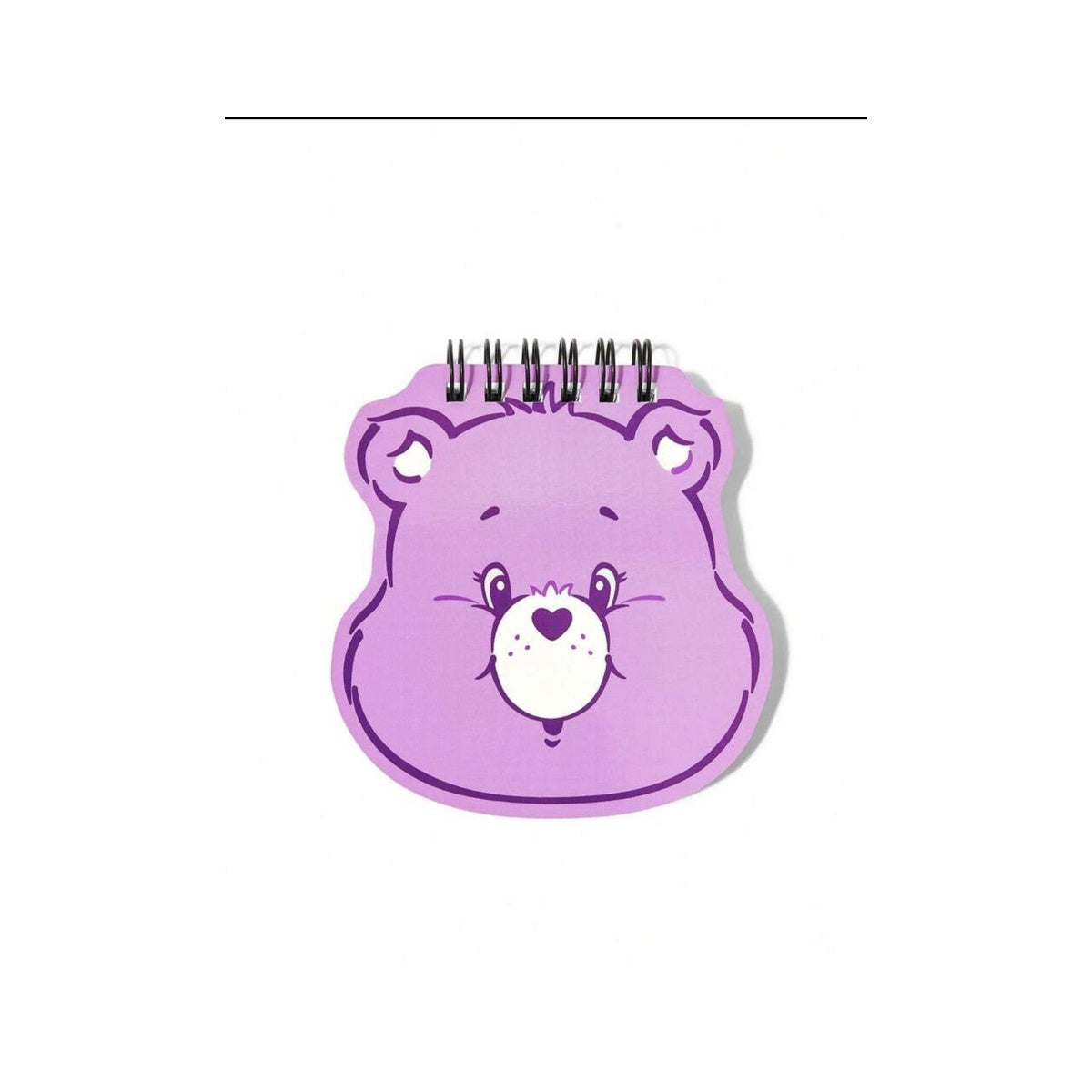 Care Bears Love Bear mini spiral notebook - purple