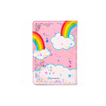 Care Bears pink star passport holder back